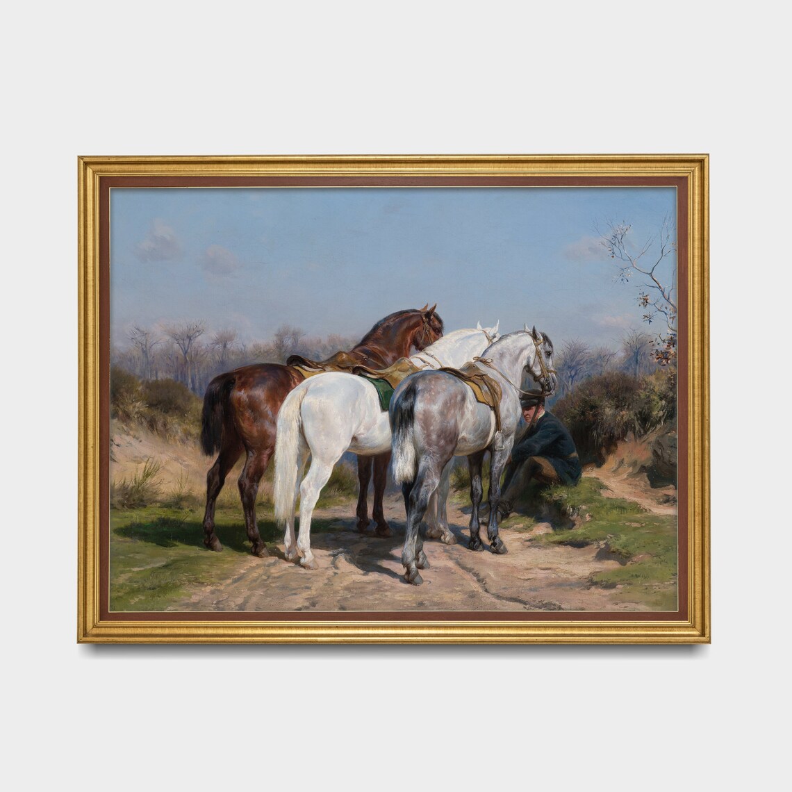 Vintage Horses Antique Equestrian Animal Art Print - Image 5