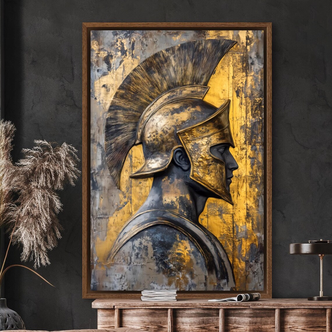 Greek Warrior Bold Greek Mythology Art Print