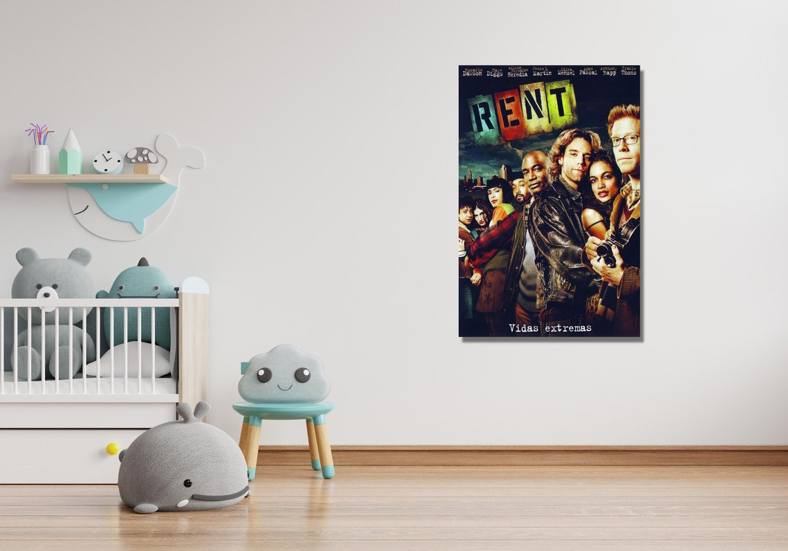 Rent Movie Musical Poster Original Ensemble Cast Group Photo - Image 2
