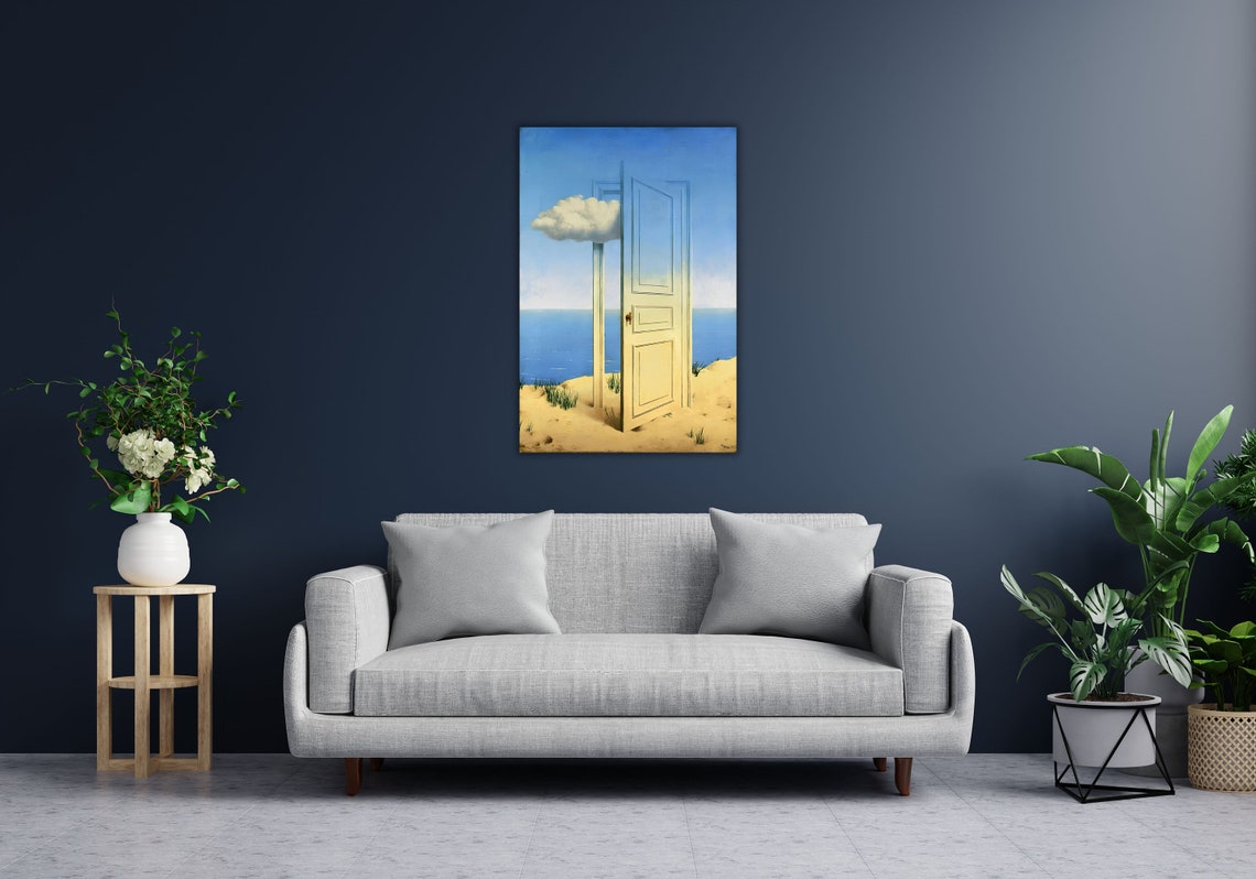 Rene Magritte The Victory Door Beach Cloud Surrealist Art Poster - Image 2