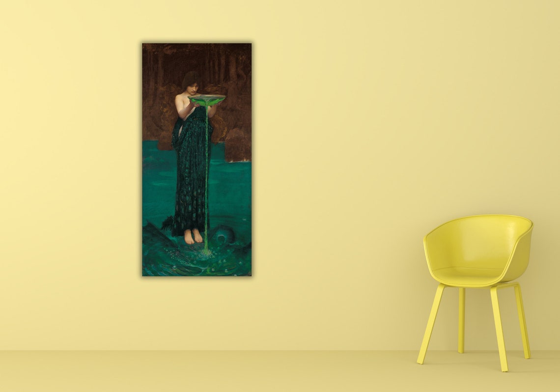 Circe Invidiosa Waterhouse Sorceress Green Poison Art Poster - Image 2