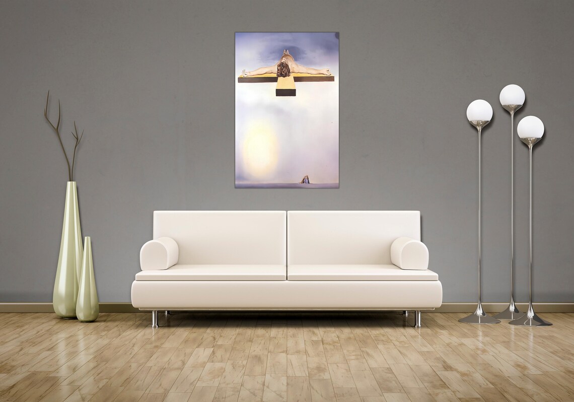 Salvador Dali Christ of Saint John of the Cross Crucifix Poster - Image 3
