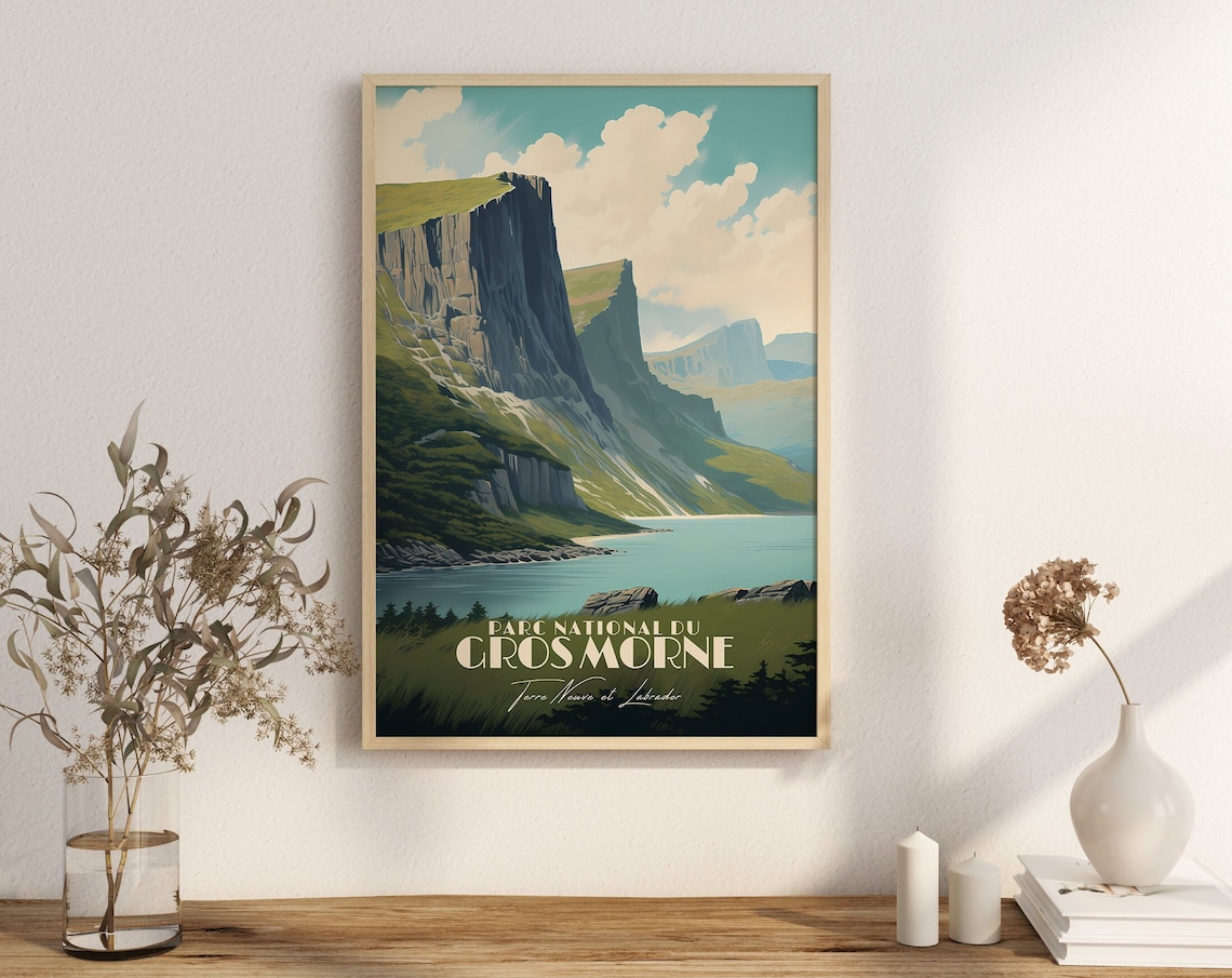 Gros Morne National Park, Newfoundland and Labrador Travel Poster
