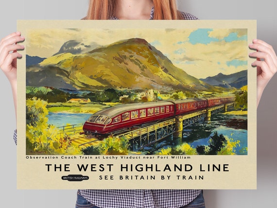 Scottish Railway Travel Poster, West Highland Line