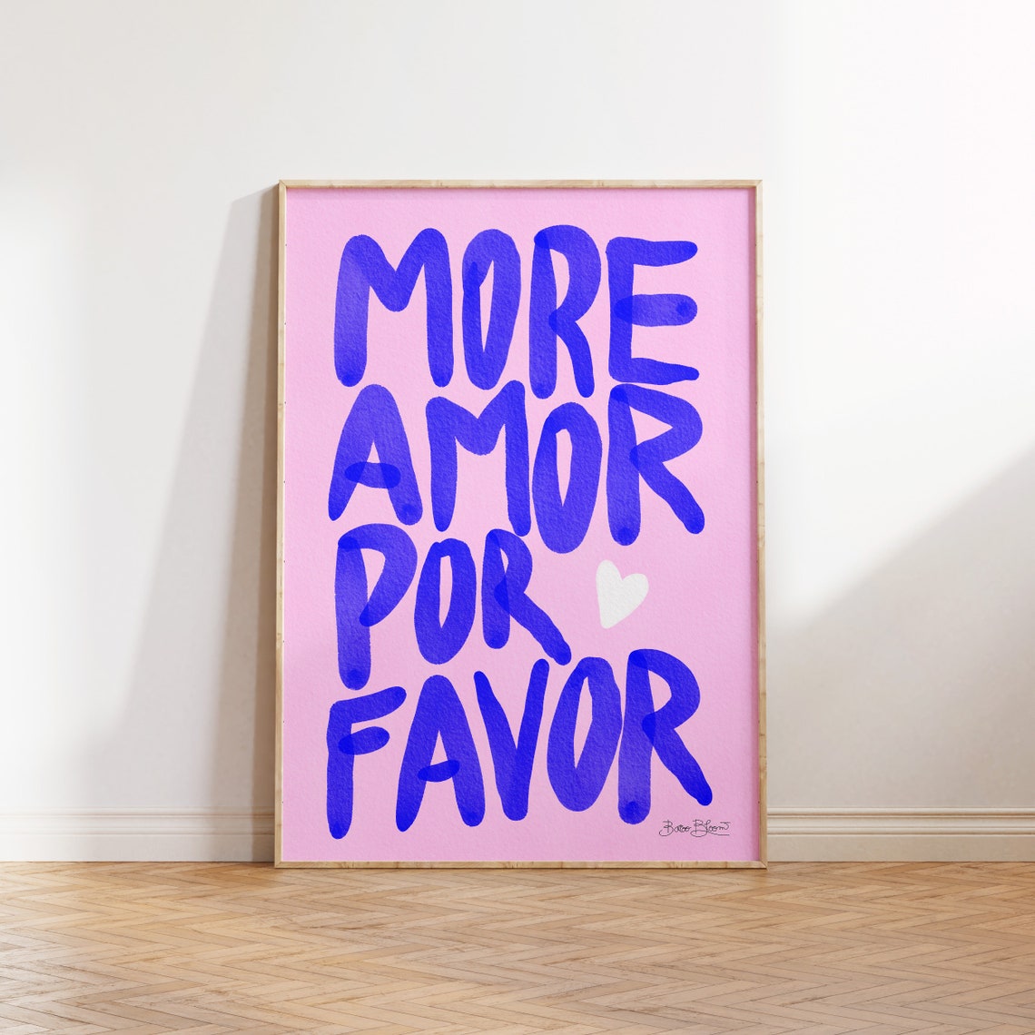 More Amor Por Favor Quote Art Print - Image 4