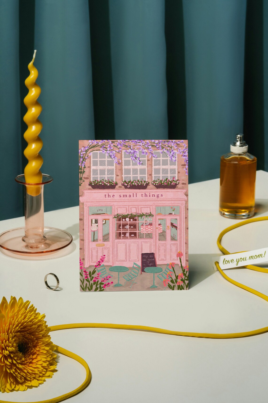 The Small Things Cafe Card, Birthday Greeting Card - Image 6
