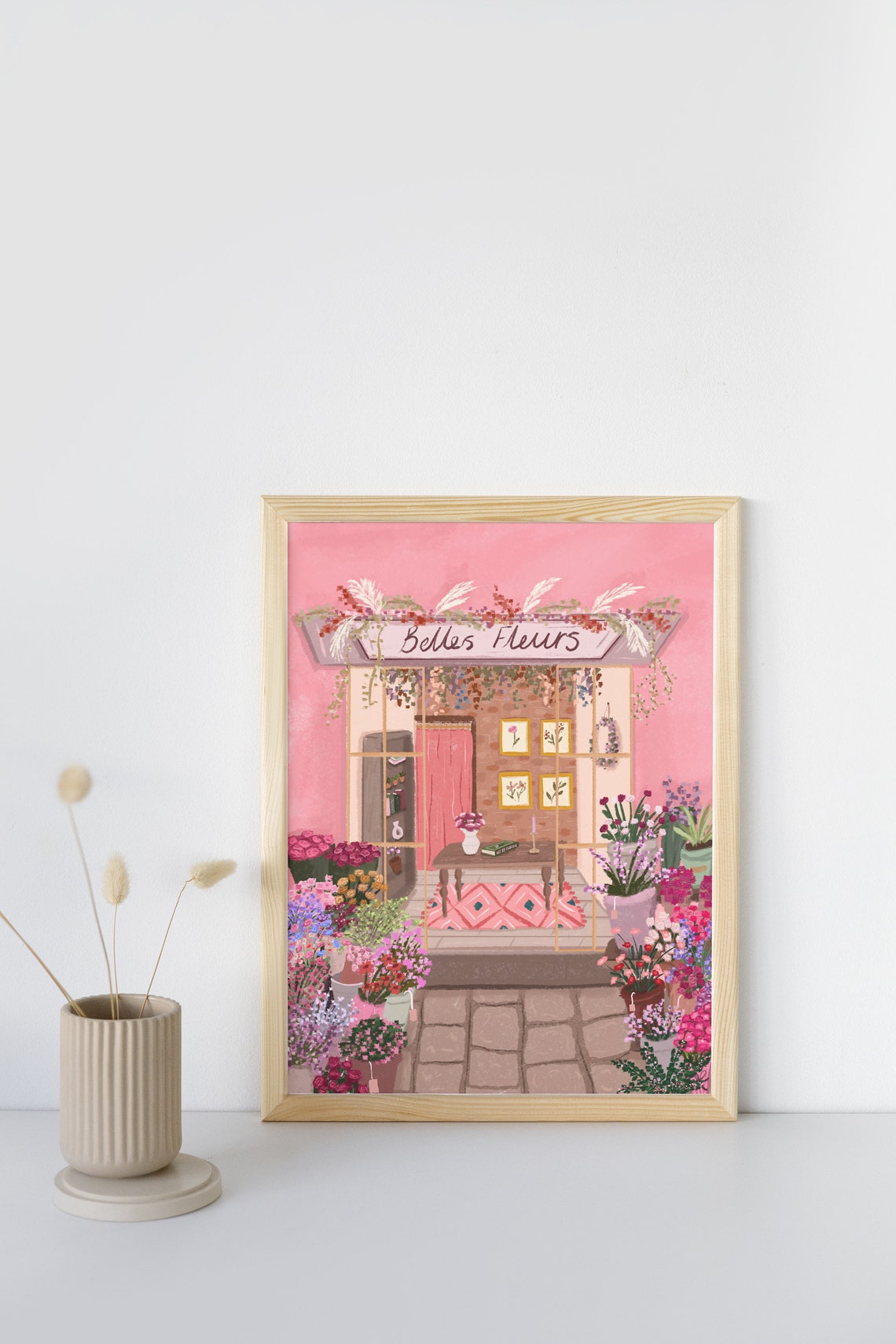 Flower Shop Modern Travel Poster - Image 4