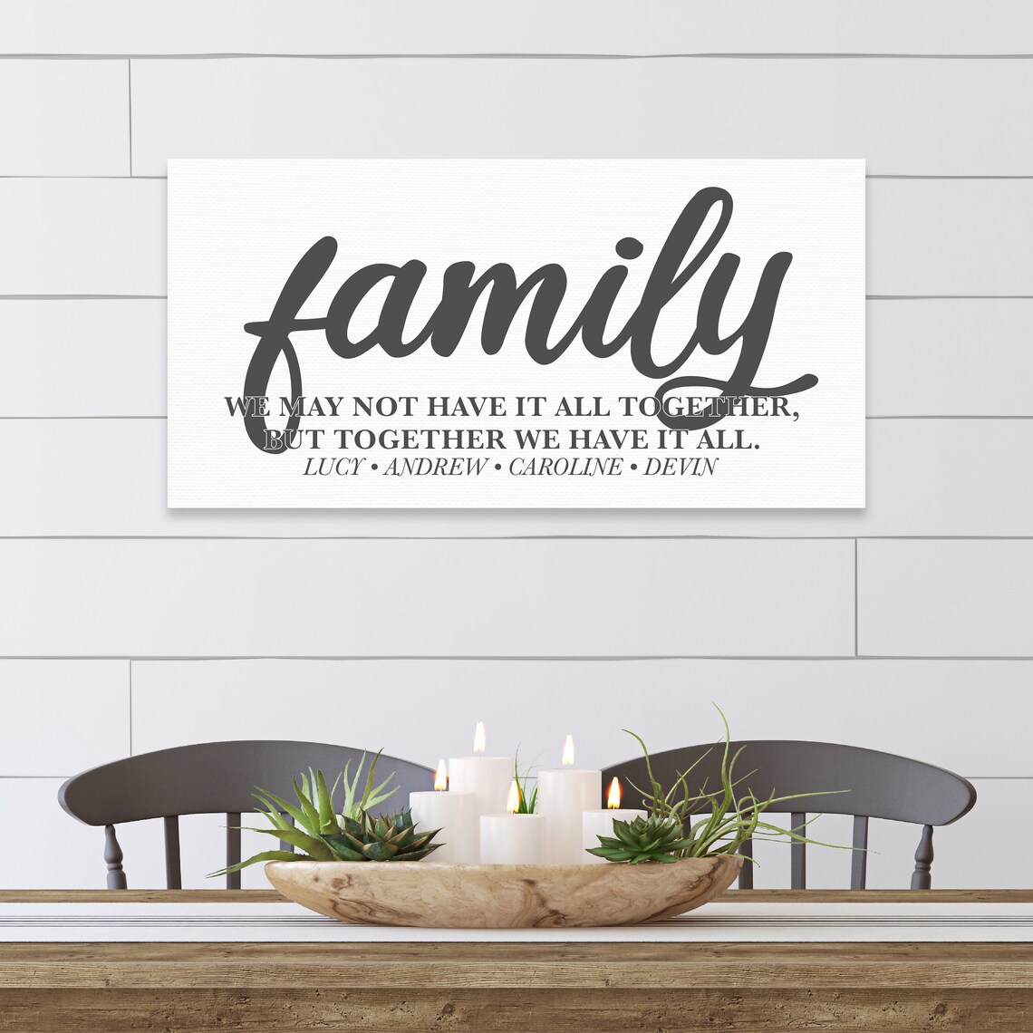We May Not Have It All Together, Family Sign Print - Image 3