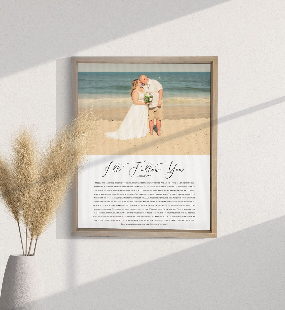Our Song First Dance Lyrics Art Print, Anniversary Gift