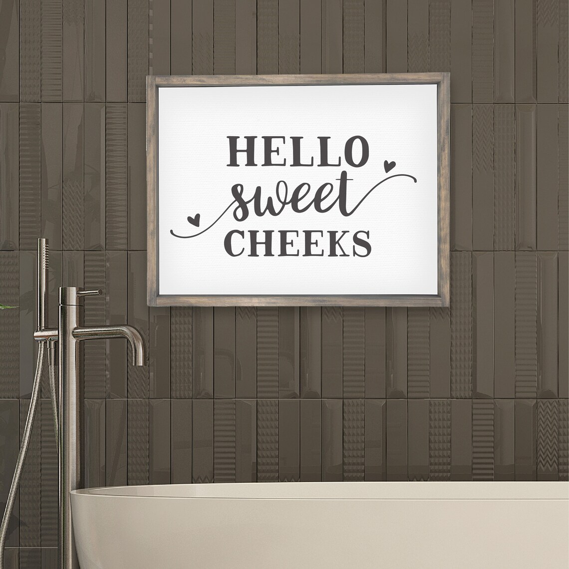 Hello Sweet Cheeks Modern Farmhouse Art Print - Image 2