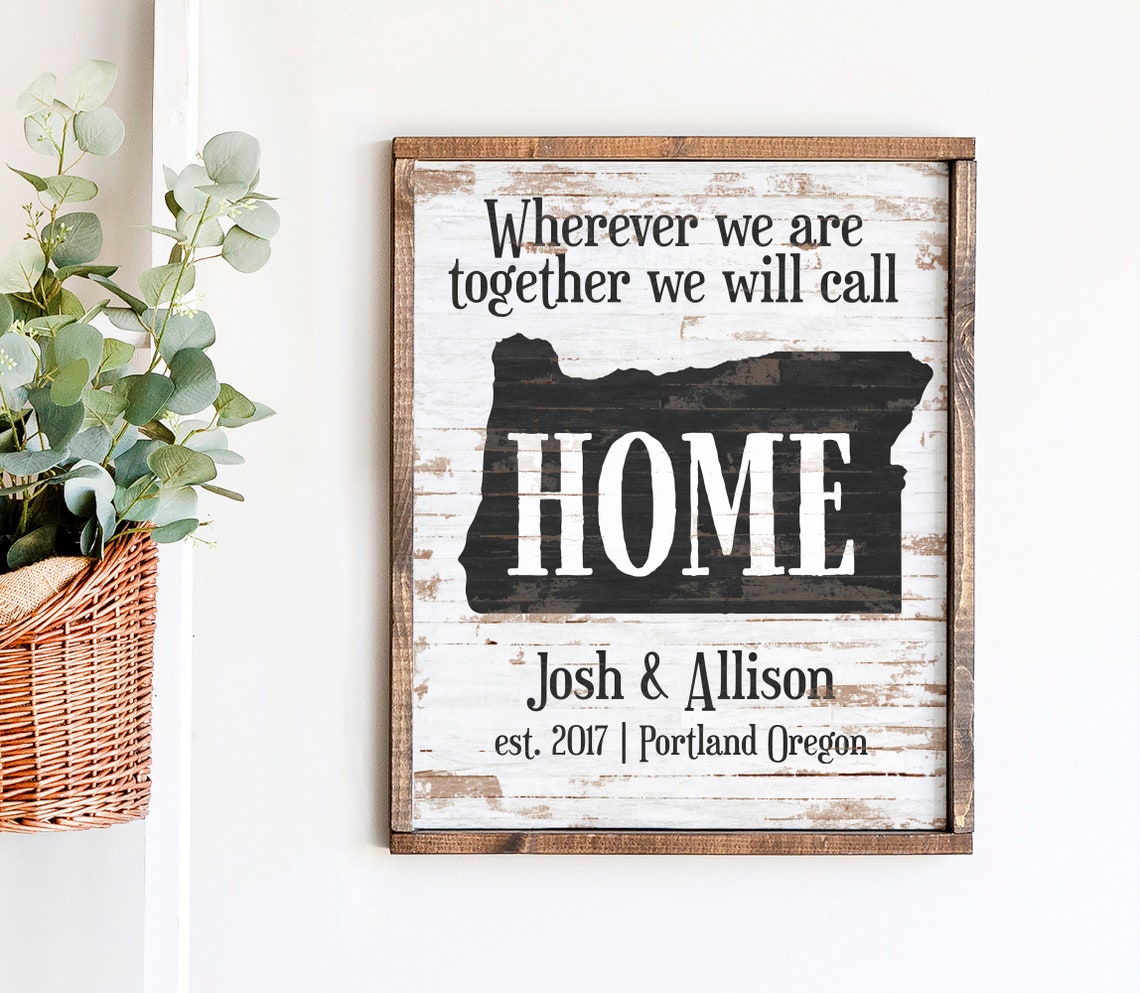 Wherever We Are Together We Will Call Home Kansas Wall Poster - Image 3