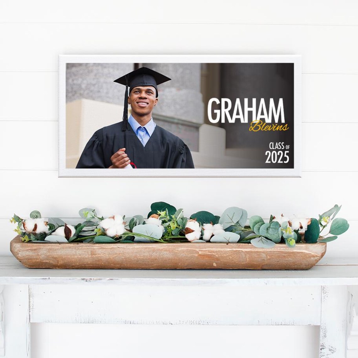 Personalized Graduation Sign, Senior Gift Keepsake - Image 3