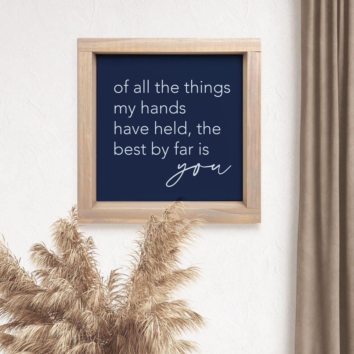 Of All The Things My Hands Have Held Nursery Print - Image 2