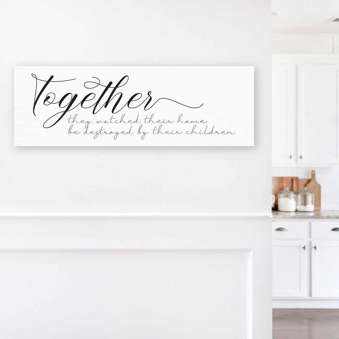 Together They Watched Their Home Be Destroyed, Wall Art Print - Image 3