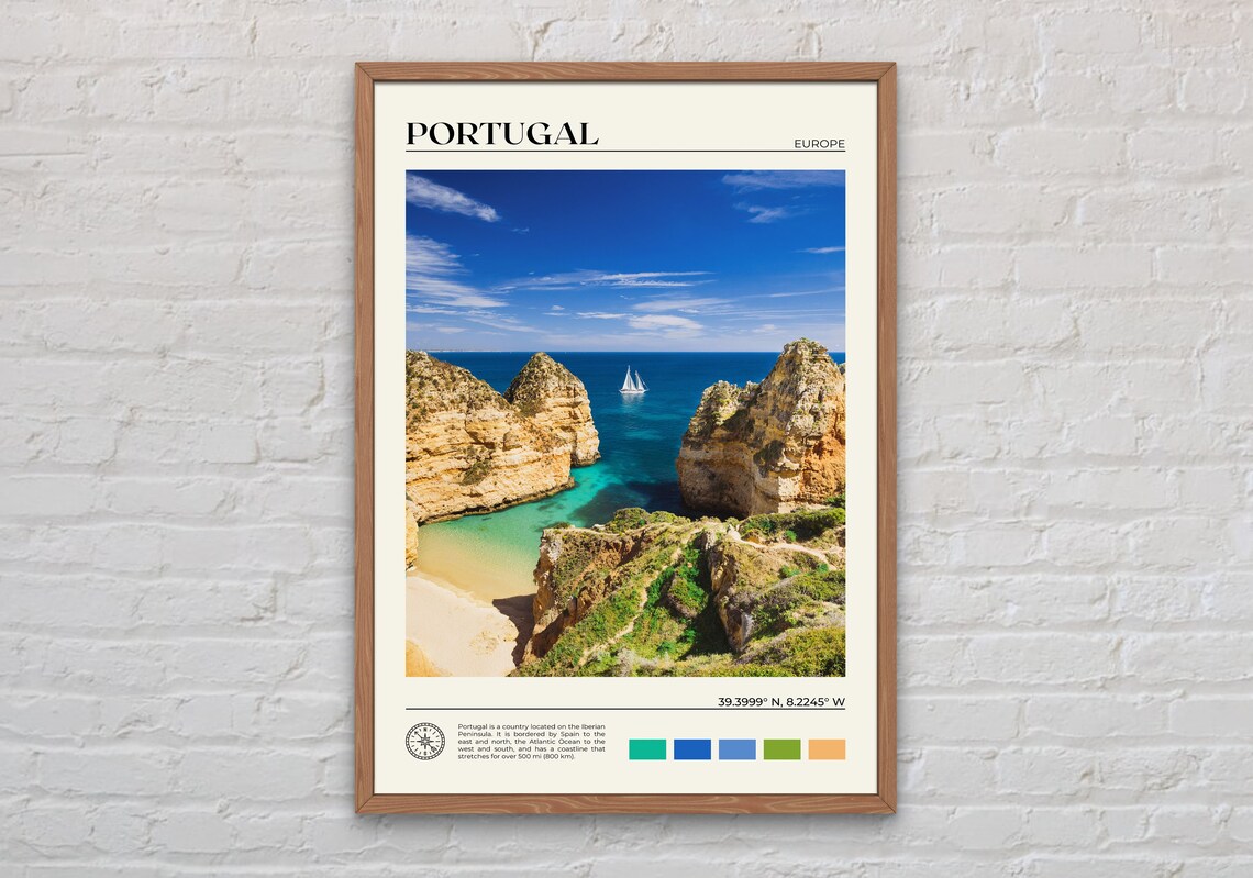 Portugal Travel Photo Print, Lisbon Wall Decor