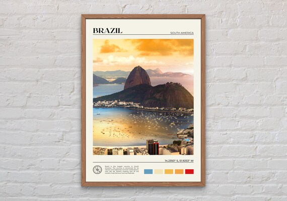 Brazil Photo Print, South America Wall Decor