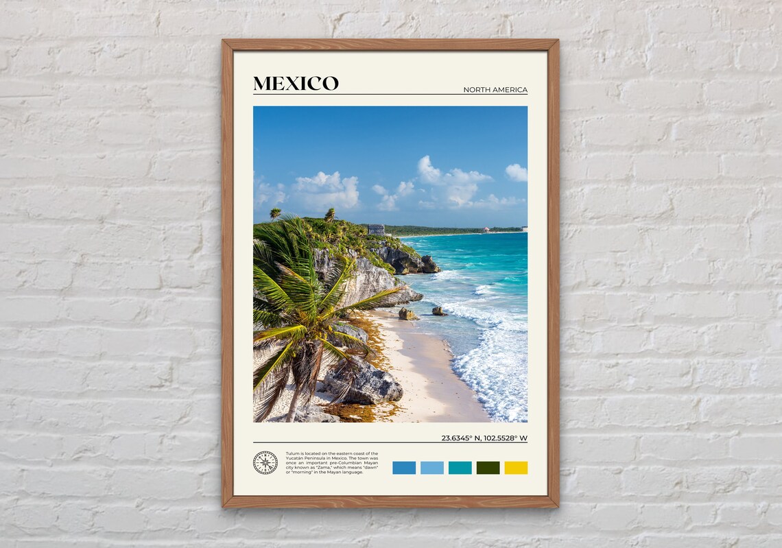 Mexico Photo Wall Art Print, North America