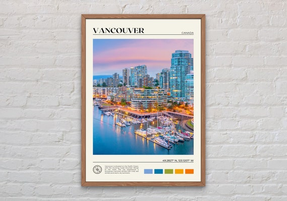Vancouver Real Photo Travel Poster
