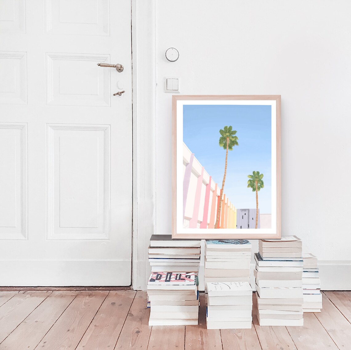 Palm Springs Travel Poster, Hotel California - Image 3