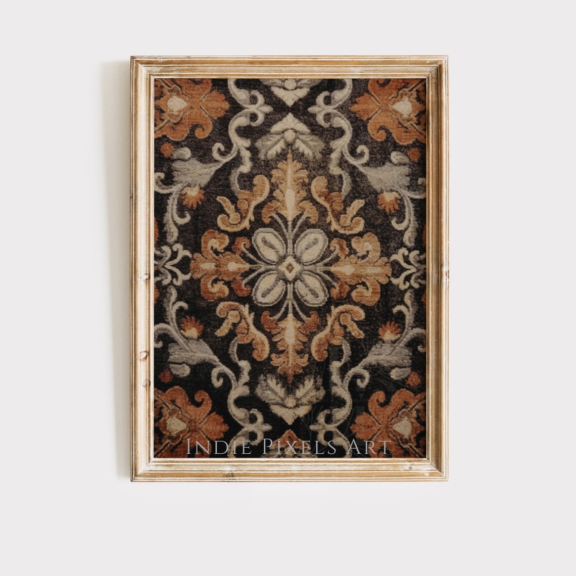 Fall Tapestry Print Rustic Fall Wall Art Vintage Style Tapestry Autumn Wall Decor Warm Geometric Print
