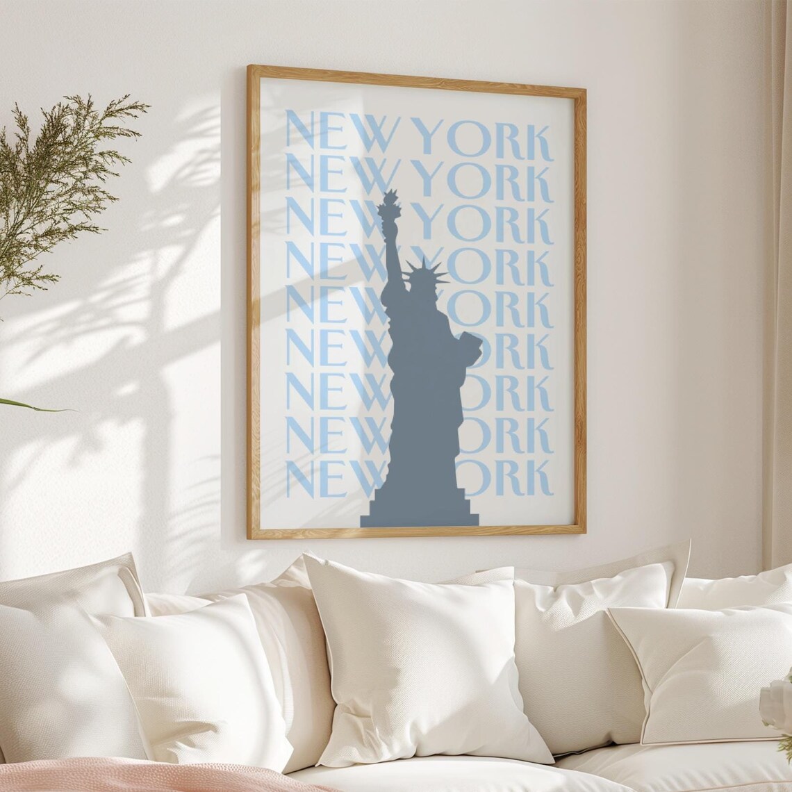 New York City Travel Print, Preppy Dorm Room Decor - Image 2