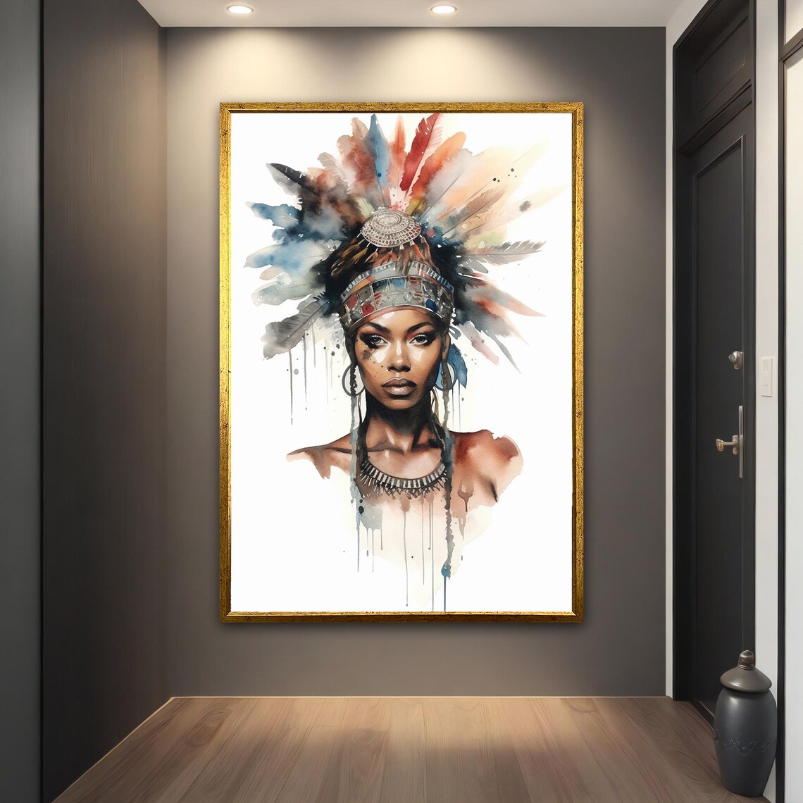Ethnic Wall Art Ethnic Wall Decor African Wall Art African Print Ethnic Ethnic Painting Print - Image 2