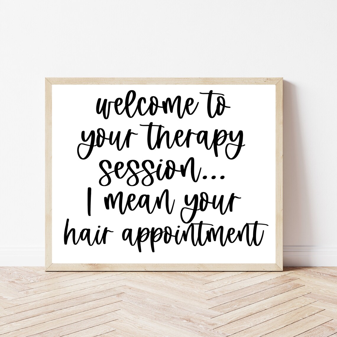 Hairstylist Beauty Salon Art Print, Cosmetology Gift