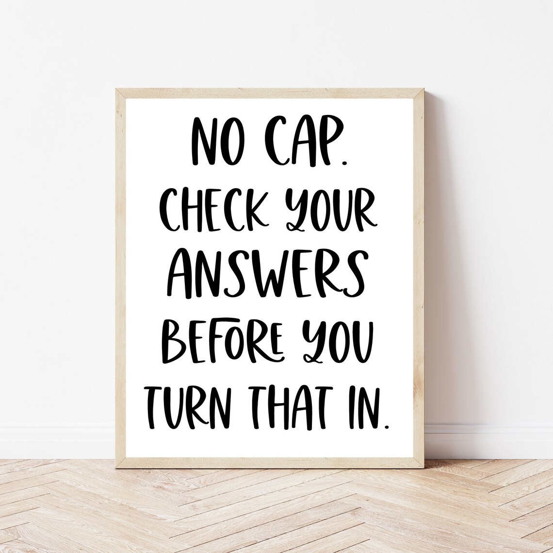 Math Teacher Gifts Classroom Wall Art Print