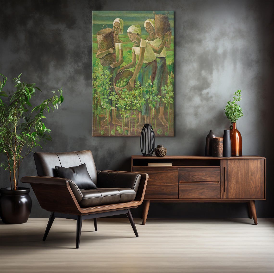 Anita Magsaysay Filipino Women Poster Philippines Art Anita Magsaysay Wall Decor Filipino Women Glass Wall Decor Extra Large Art - Image 4