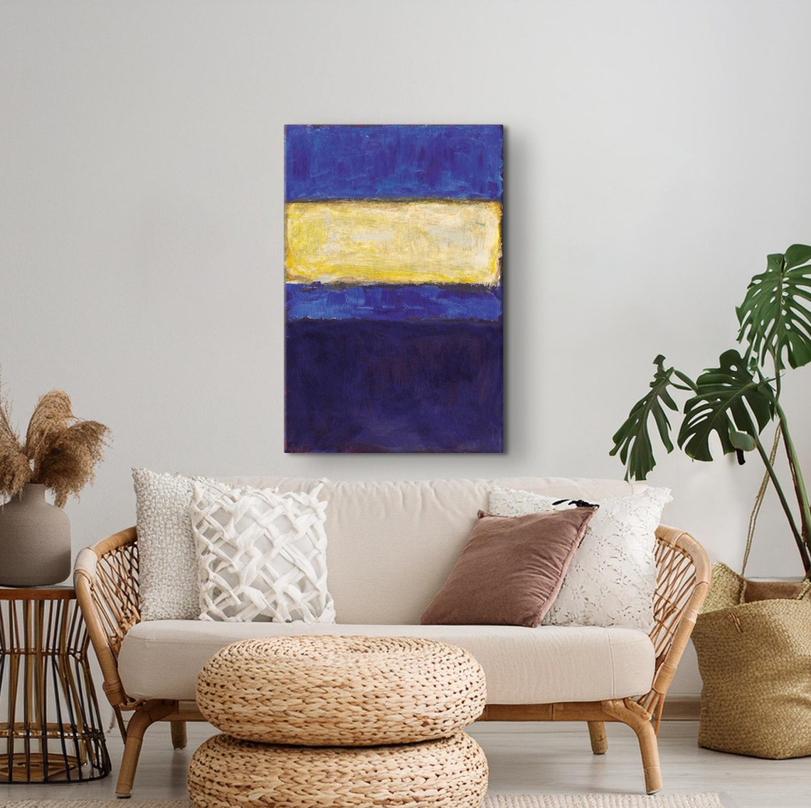 Mark Rothko Blue And Yellow Print Mark Rothko Extra Large Exhibition Poster Modern Art Expressionism Art Rothko Reproduction Art - Image 4