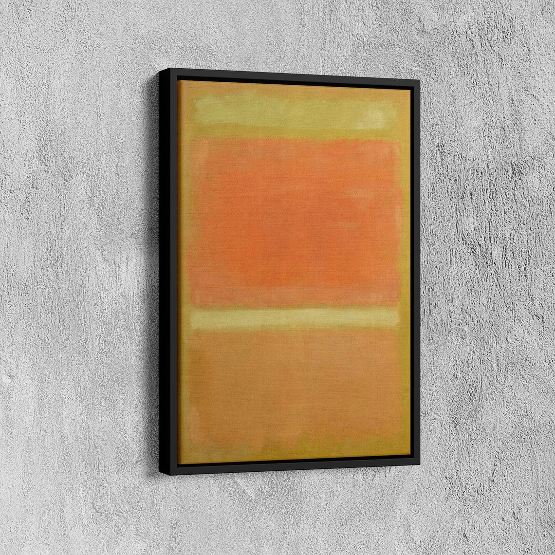 Mark Rothko Yellow Framed Mark Rothko Paintings Exhibition Poster Expressionism Art Rothko Reproduction Art Rothko Glass Art - Image 7