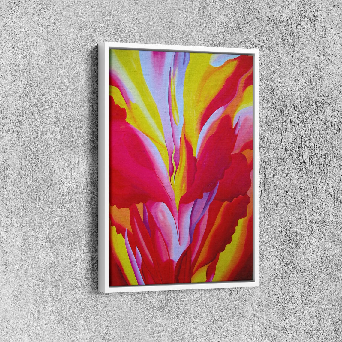 Georgia OKeeffe Light Of Iris Bold Floral Close Up Art Poster - Image 6