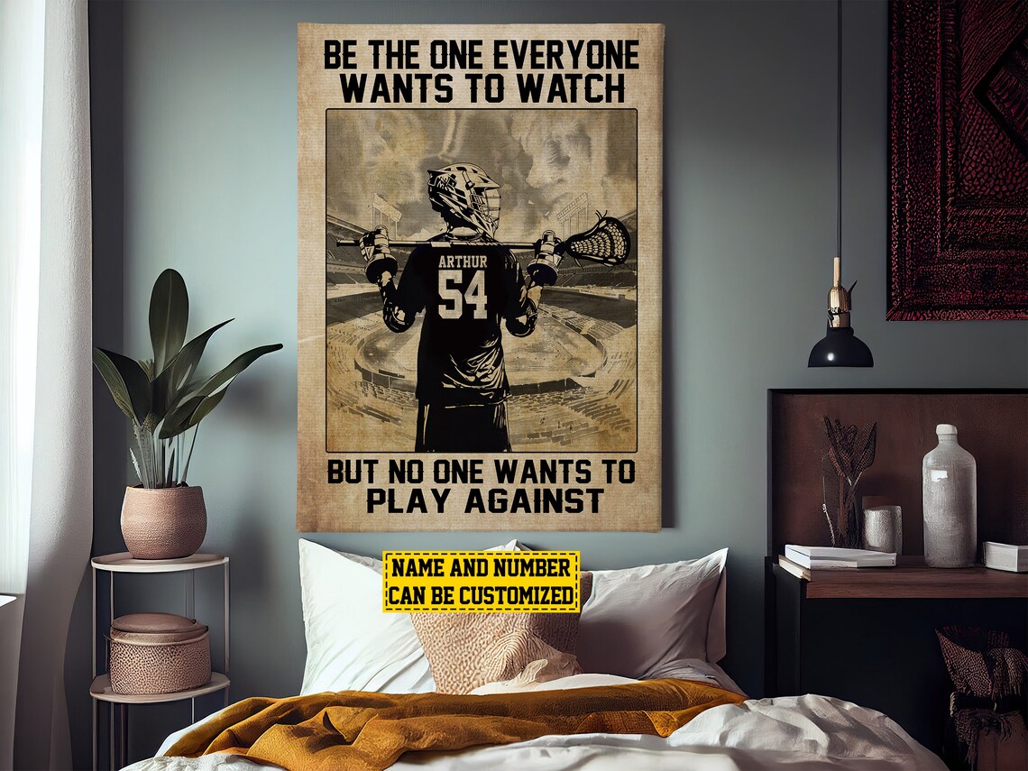 Personalized Lacrosse Inspiration Poster Print - Image 2