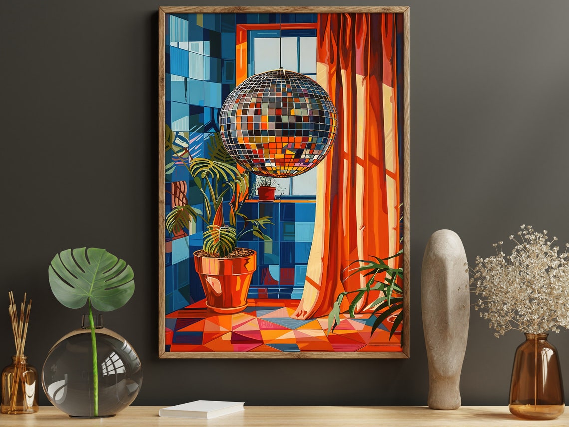Matisse Disco Ball Painting Matisse Print Matisse Disco Ball Poster Matisse Wall Art