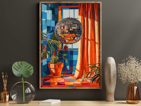 Matisse Disco Ball Painting Matisse Print Matisse Disco Ball Poster Matisse Wall Art