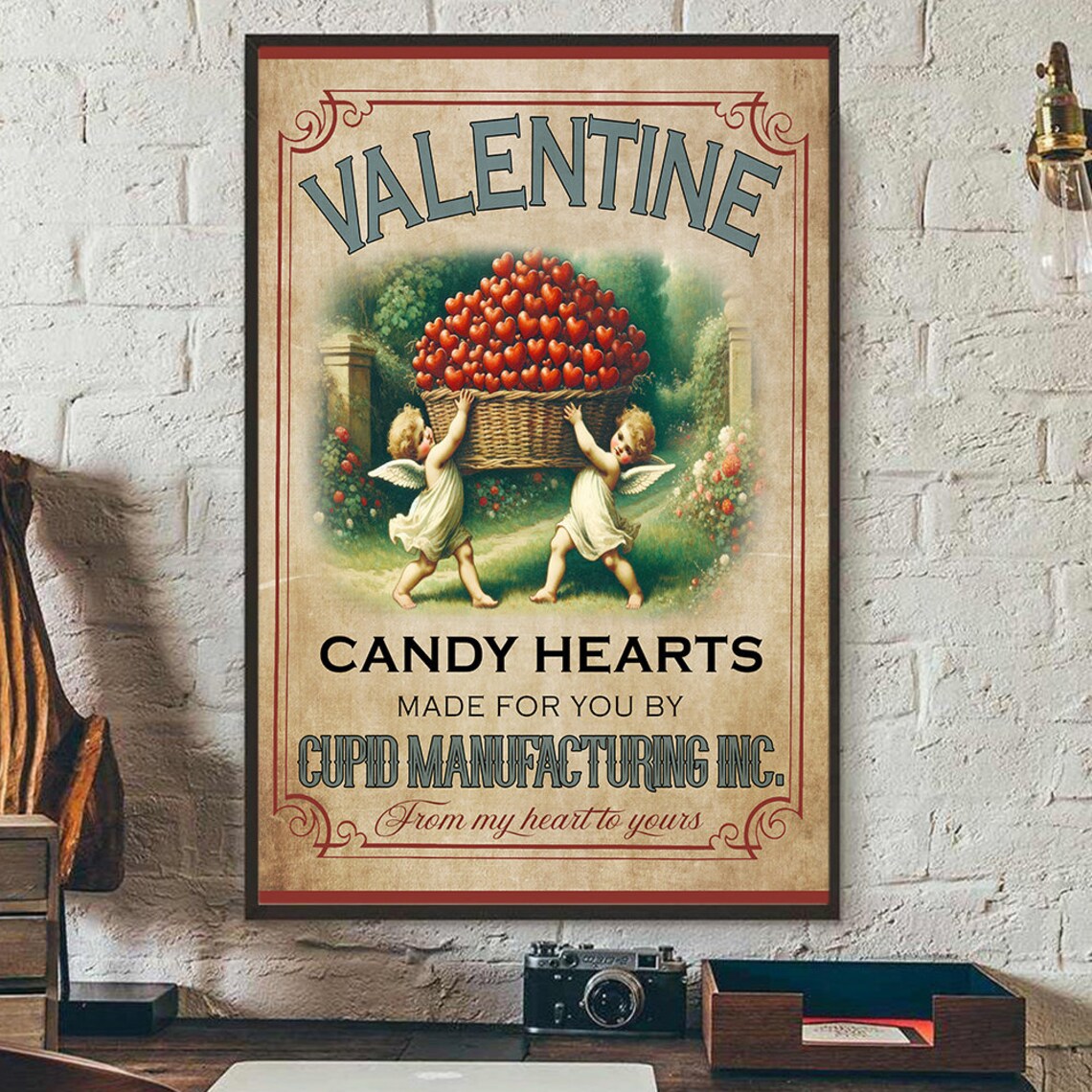 Cupids Ensemble Love Poster Print, Valentine's Day
