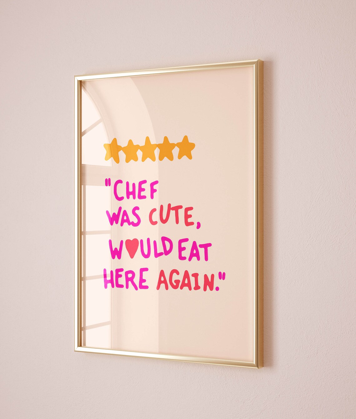 Funny Retro Kitchen Poster, Maximalist Wall Decor