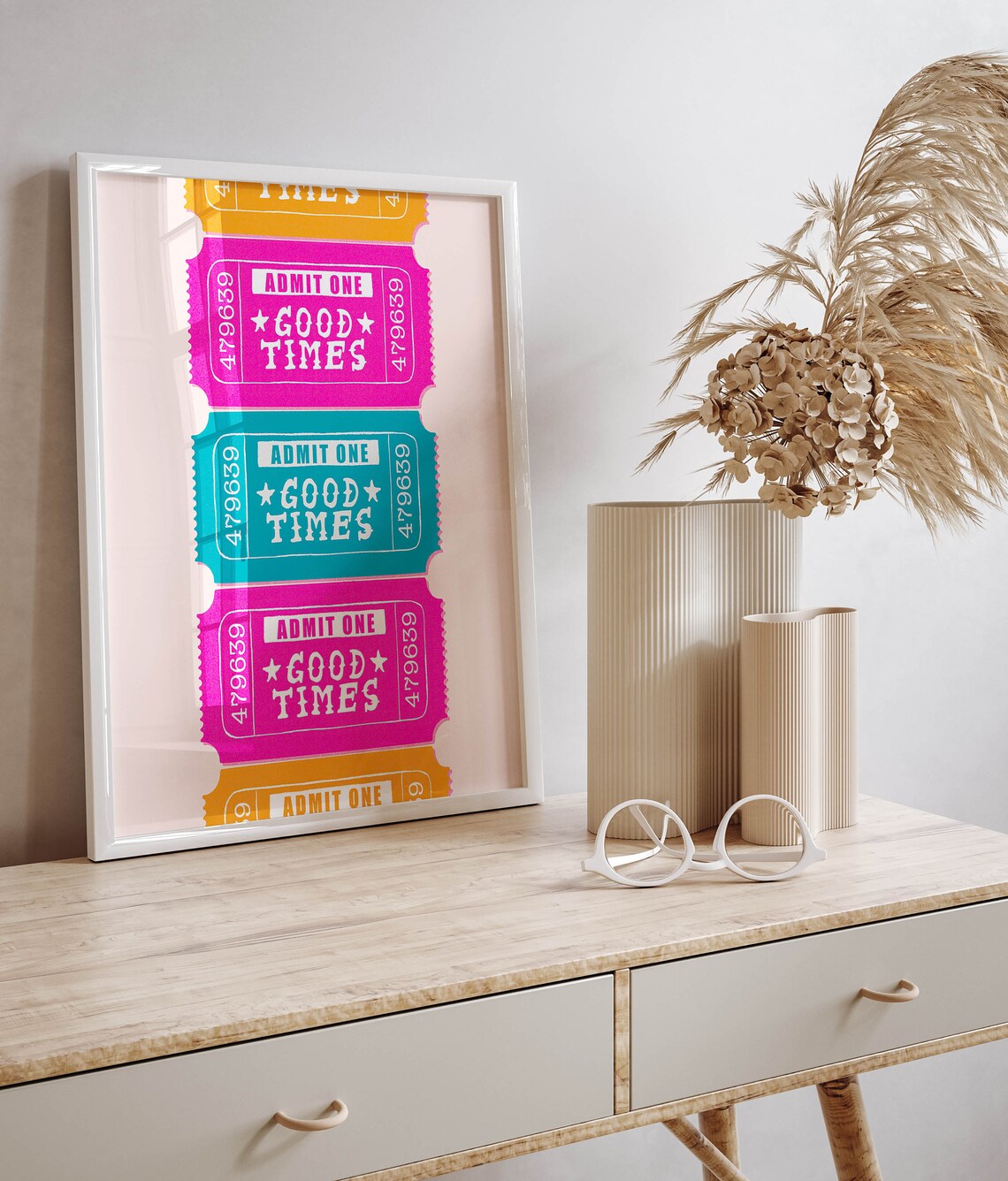 Good Times Ticket College Apartment Poster Print - Image 2