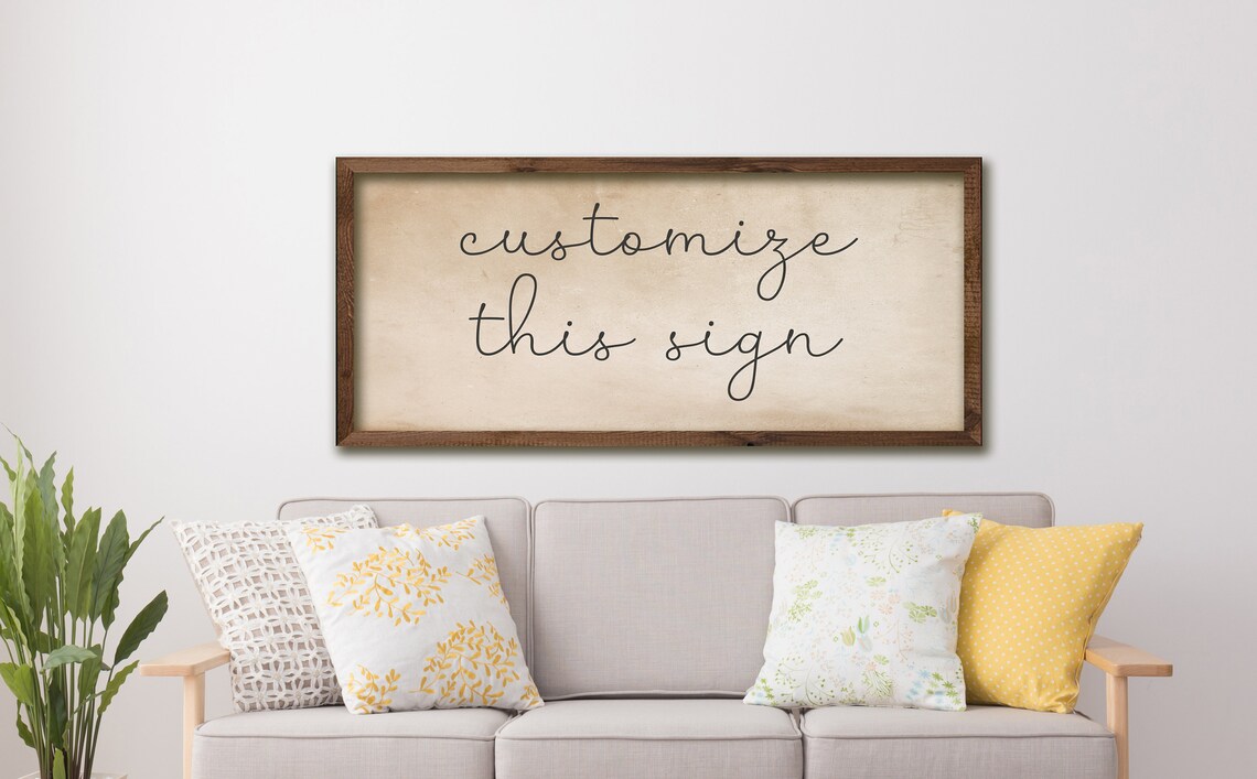 Custom Wood Sign, Personalized Holiday Wall Decor - Image 2