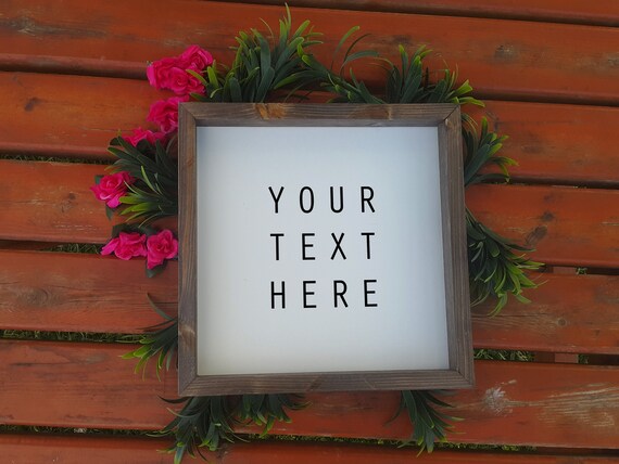 40 Off Custom Wall Decor Sign Your Text Here Wall Hanging Design Your Own Wood Sign Custom Home Decor