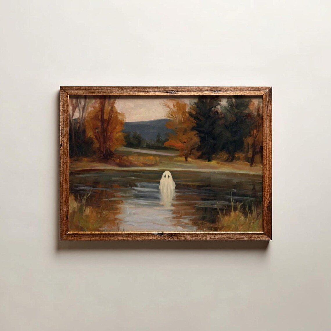 Ghost Print, Halloween Autumn Decor
