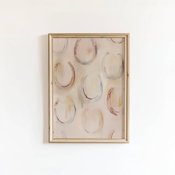 Horseshoes Print Western Wall Art Southwestern Lucky You Modern Country Poster Style Bedroom Digital Download