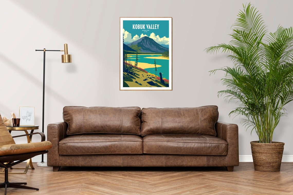 Kobuk Valley National Park Travel Print National Park Travel Art Kobuk Valley Travel Print Usa National Park Kobuk Valley Poster - Image 3