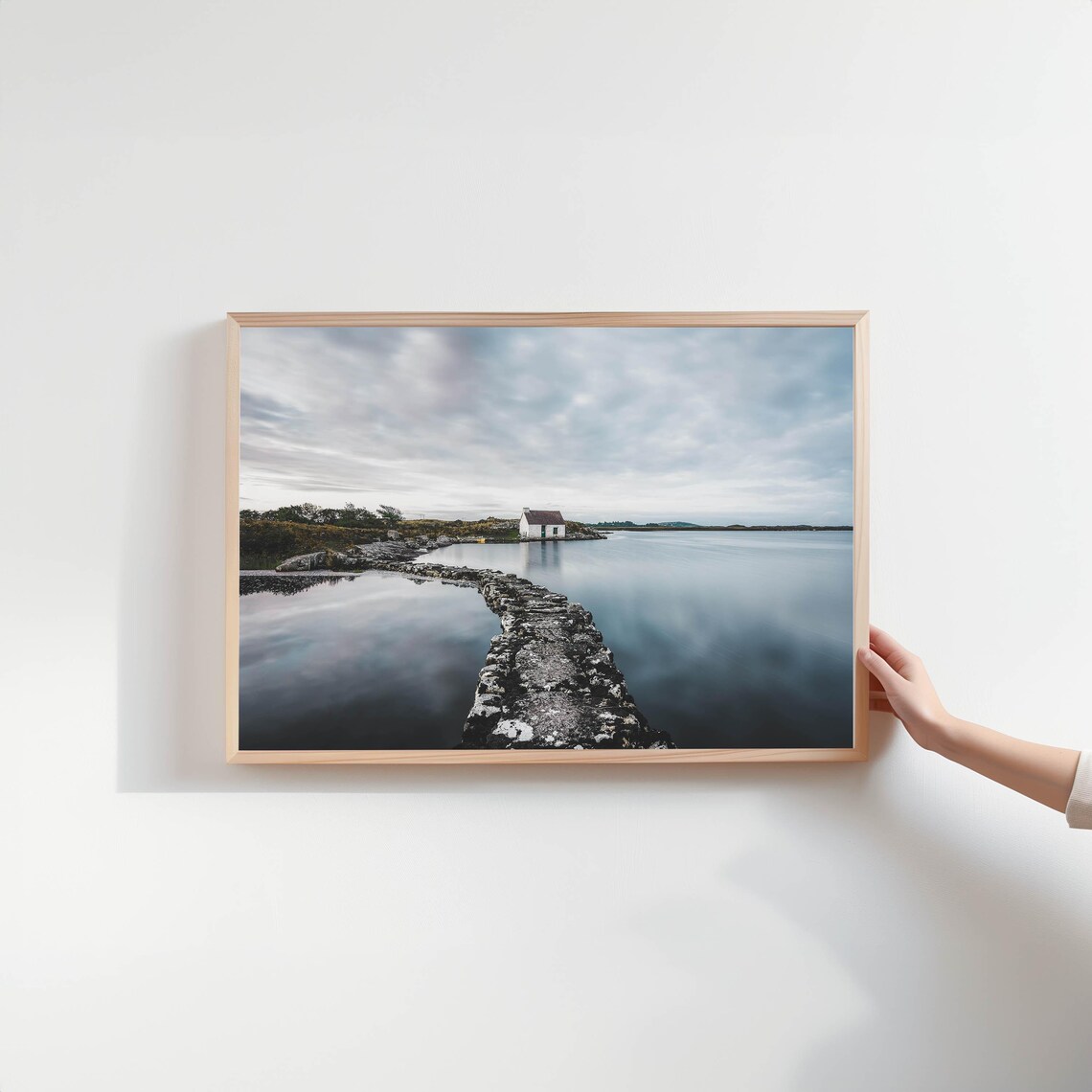 Ireland Connemara Fishermans Bothy Stone Causeway Coastal Poster - Image 2