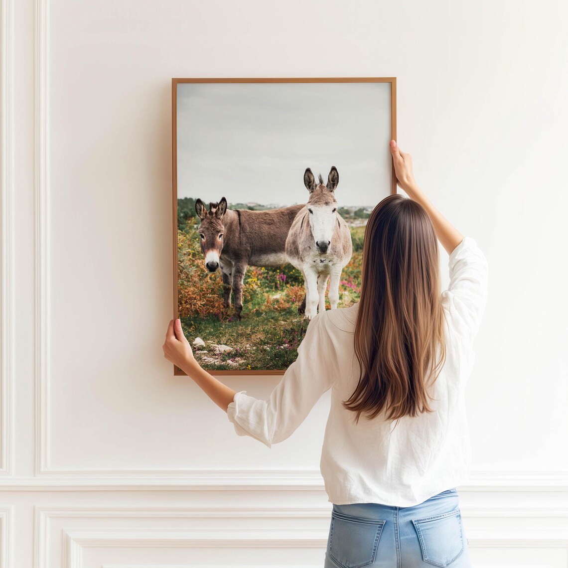 Donkeys In Connemara, Irish Countryside Art Print - Image 3