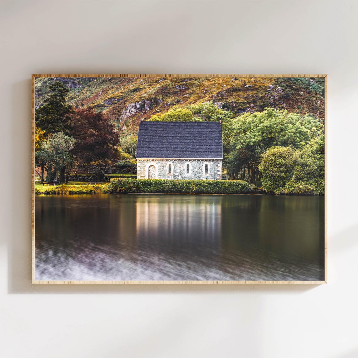 St Finbarr Oratory Gougane Barra Ireland Lakeside Chapel Poster