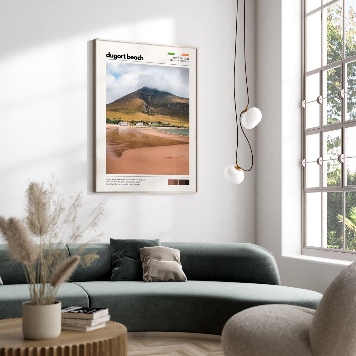 Dugort Beach Achill Island Ireland Golden Sands Mountain Poster - Image 5