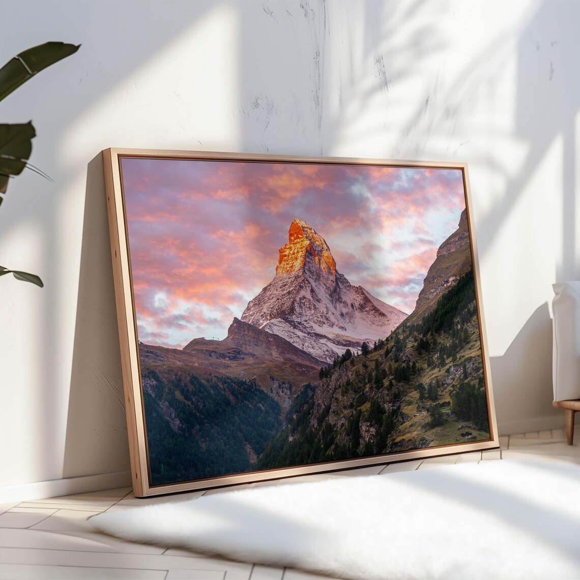 Sunrise at the Matterhorn, Swiss Alps Travel Poster - Image 3