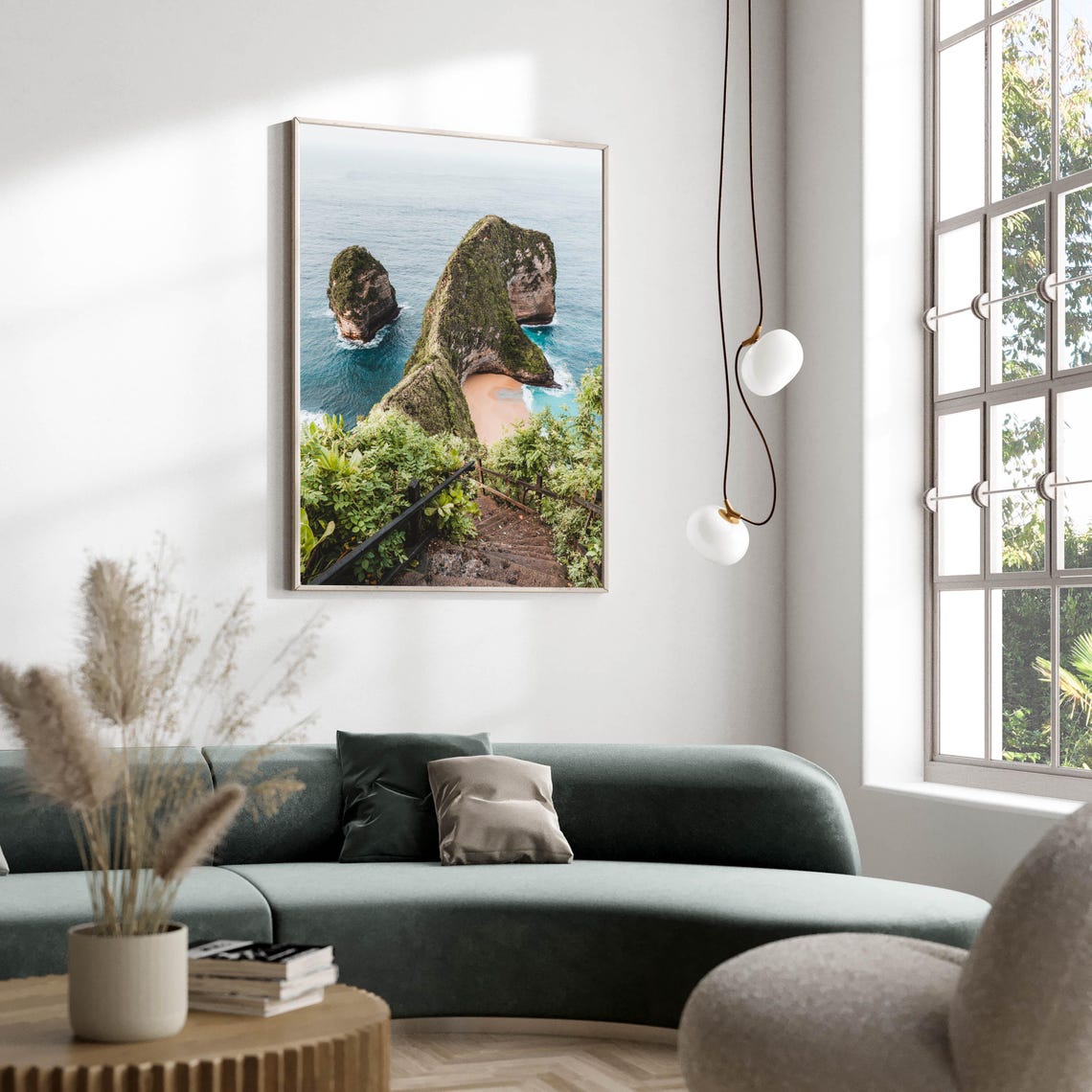 Nusa Penida Wall Art Print Bali Coastal Landscape Photography Beach Cliff Ocean Decor Nature Travel Print For Living Room Bedroom - Image 2