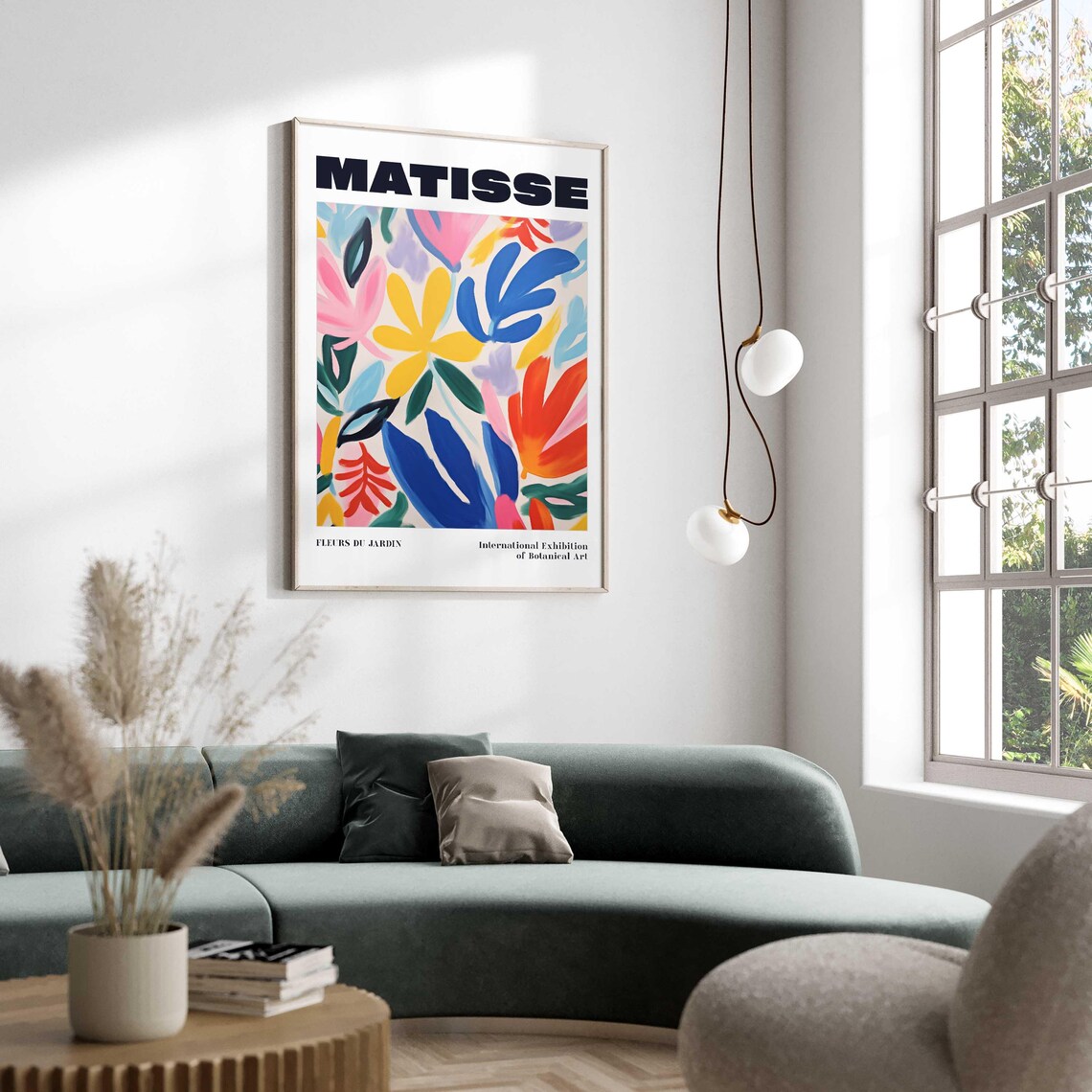 Matisse Fleurs Du Jardin Botanical Exhibition Poster Colorful Floral Art - Image 3